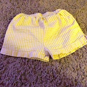 Yellow and white chekered pants